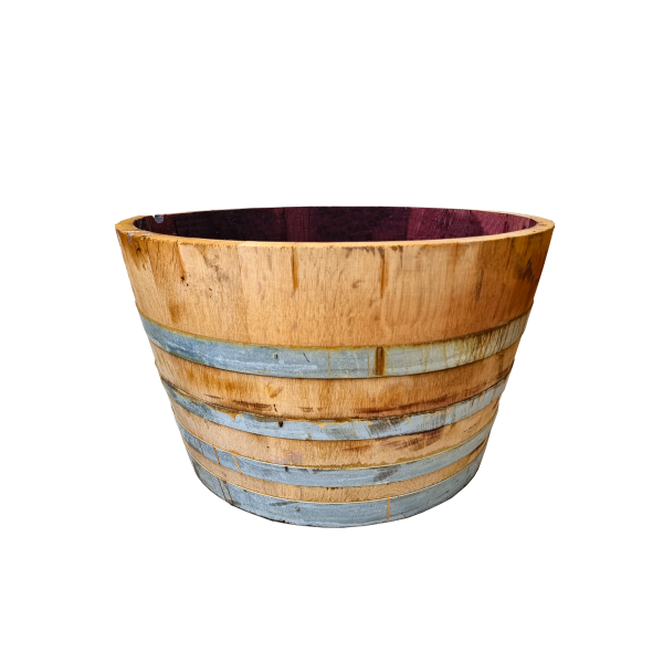 Half Wine Barrel Planter