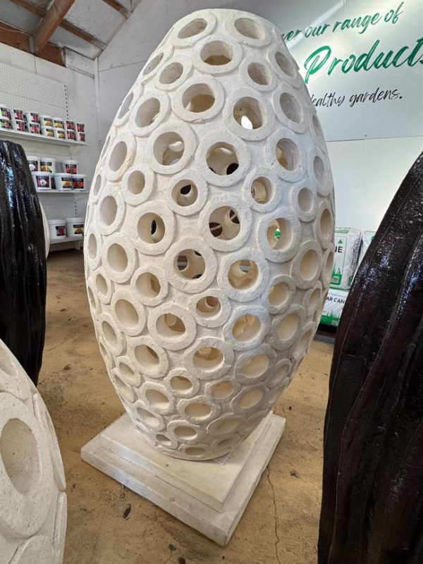 Plant Pot The Concrete Cigar Sandstone with Stand