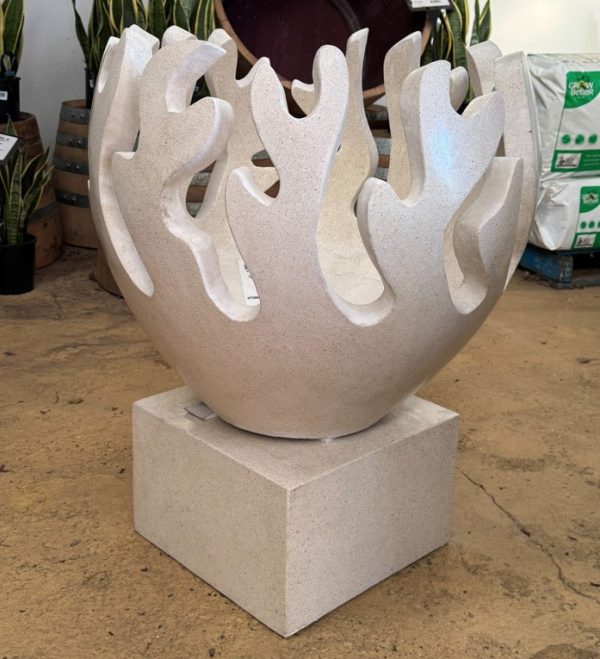 Plant Pots Terrazzo Coral Bowl with Stand